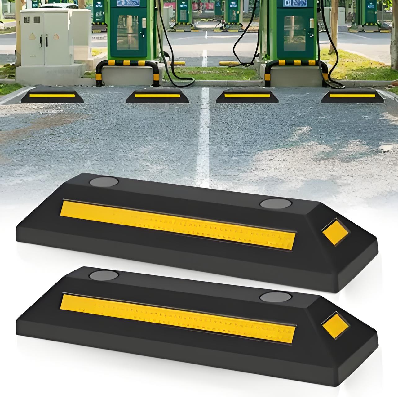 Garage Creeper Roller - Fermo Ruota Antiscivolo per Garage, Blocco