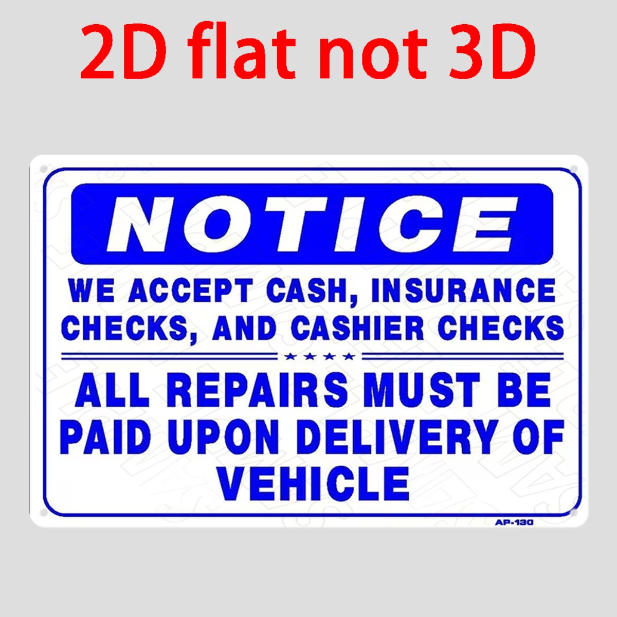 Insegna da Parete in Metallo 2 - Auto Repair Shop Insurance recensione e prezzo