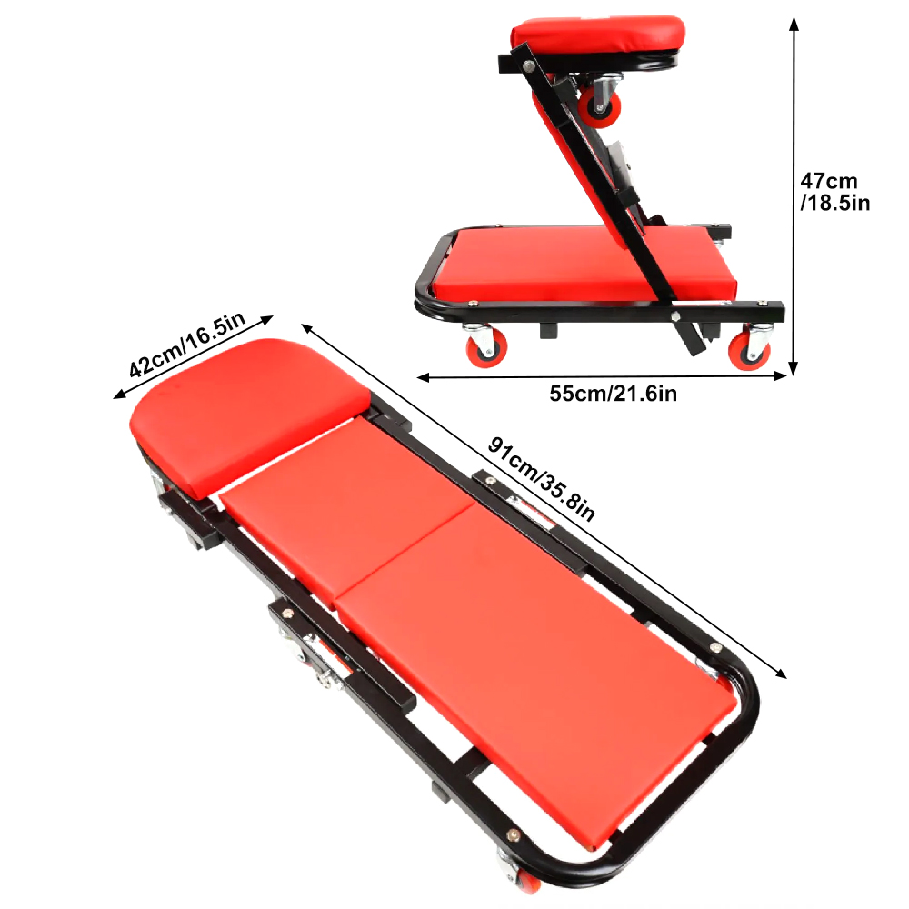 Sedile da meccanico 2-in-1 da  - Garage Creeper Roller recensione e prezzo